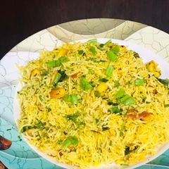 Spring onions Tomato rice A picture of Spring onions Tomato rice.