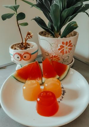 Hình của món Rau câu chanh dây giải nhiệt mùa hè.