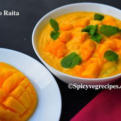 A picture of Mango Raita .