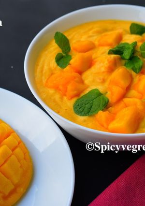 A picture of Mango Raita .