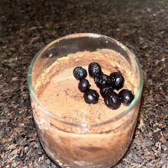 A picture of Chocolate (PB) Brownie Chia Pudding.