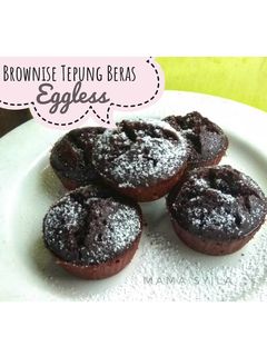 Foto resep Brownise Tepung Beras (Eggless)