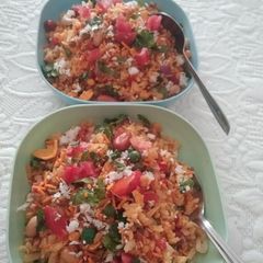 No-Cook, Low-Calorie, Jhatpat Poha A picture of No-Cook, Low-Calorie, Jhatpat Poha.