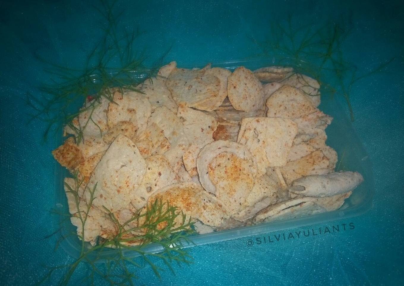 Basreng pedas (baso goreng)