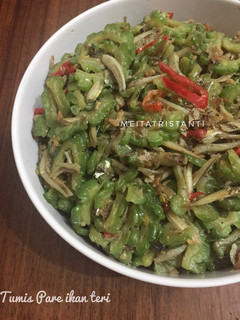 Foto resep Tumis Pare Ikan Teri