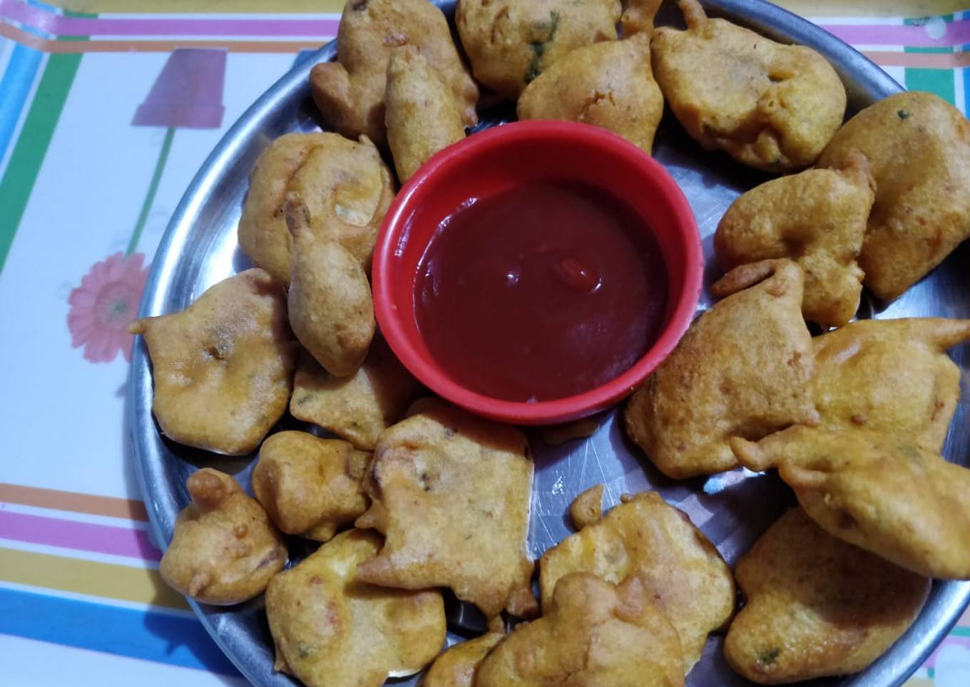 Raw banana pakori