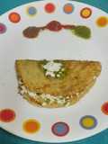 Stuffed Moong Dal Wraps -- High Protein Breakfast Recipe