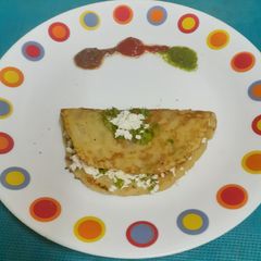 A picture of Stuffed Moong Dal Wraps -- High Protein Breakfast Recipe.