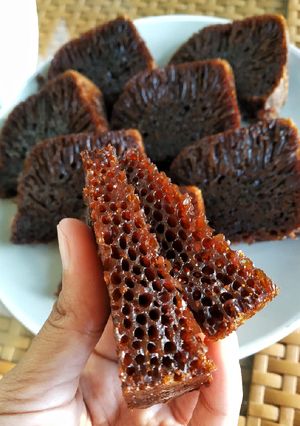 Foto resep Cake Sarang Semut aka bolu karamel