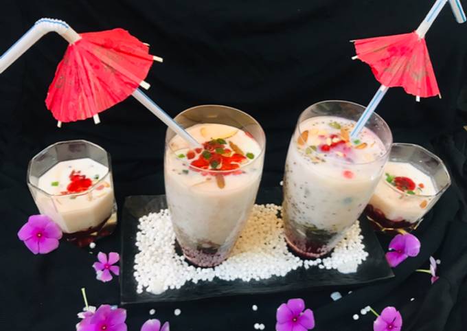 How to Make Jamie Oliver Sabudaana (sago) faluda