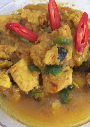 Foto resep Ikan Tuna Bumbu Kuning Kemangi