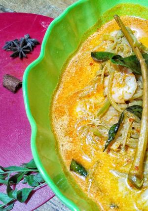 Foto resep Kare Udang Pepaya Muda