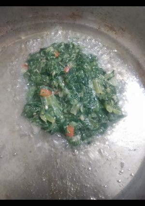 Una foto de Buñuelos de acelga y espinaca