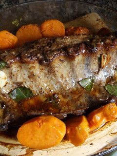 Una foto de Costillas de cerdo Duroc horneadas