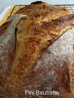 Una foto de Pan de sémola con masa madre