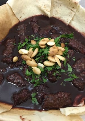صورة لوصفة لحمة ب كرز