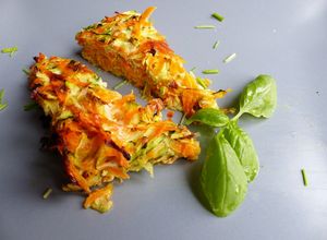 Foto principal de Pastel de calabacín y zanahoria
