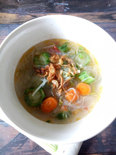 Foto resep Sop Oyong Bihun Wortel