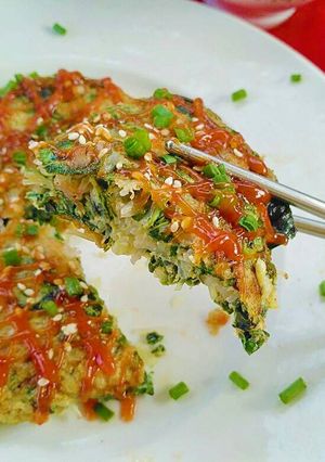 Foto resep Fuyunghai Bayam (Edisi Diet)
