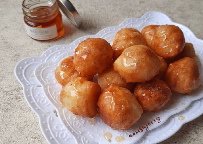 Wajib coba! Resep termudah bikin 26. Loukoumades with Honey Glazed yang sempurna