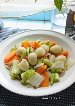 Foto resep Tumis Sayur Telur Puyuh