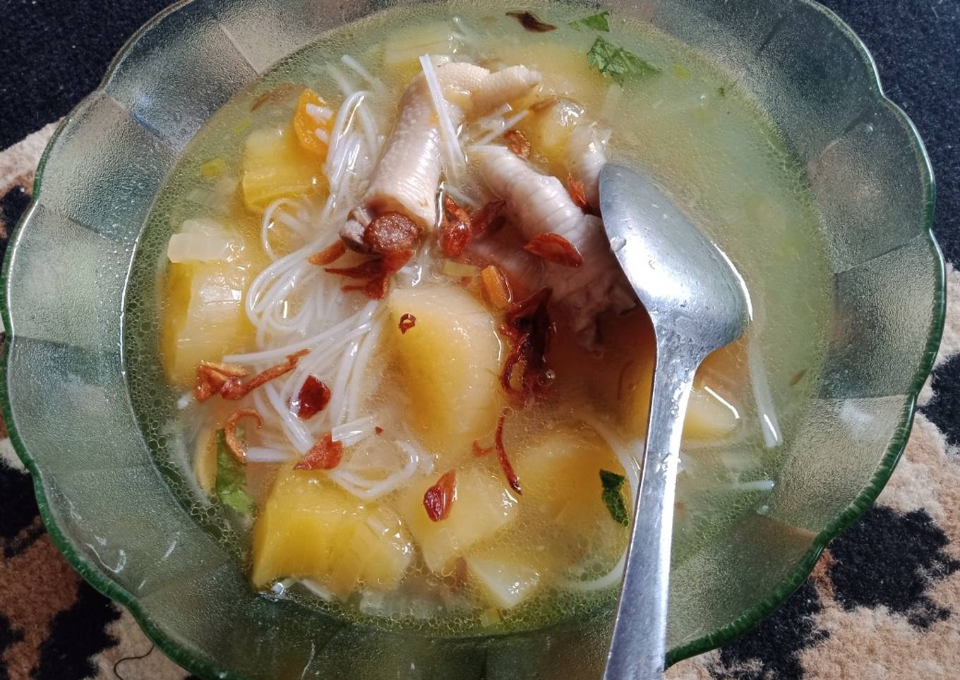 Sop Singkong Ceker