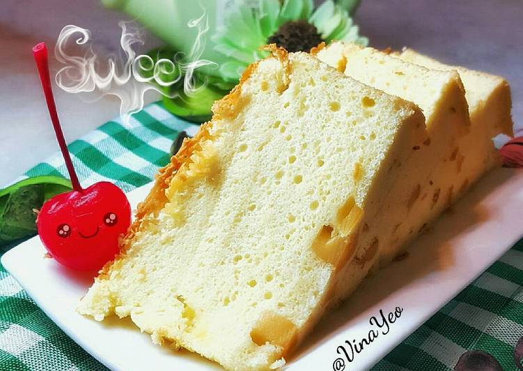 Resep Butter Cheese Chiffon Cake 🧀 yang Sempurna