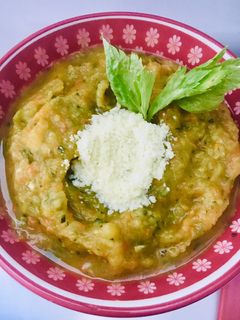 Una foto de SOPA CREMA DE VEGETALES 🍅🍠🥕🫑🧅🌽🥬🌶
