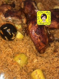 صورة لوصفة عيش صياديه (رز)