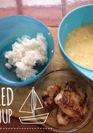 Foto resep Dory Grilled with Corn Soup (MPASI 10m+)