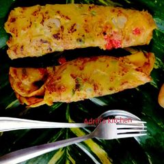 A picture of Atta chilla with vegetables.