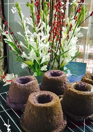 Foto resep Chiffon Taro Mini