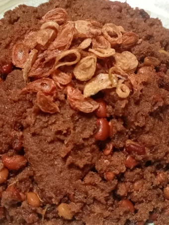 Langkah Gampang Membikin Resep 95. Daging Masak Tuha Dengan Kacang Tolo Ala Dapurku yang Uenak Anti Ribet, Sempurna