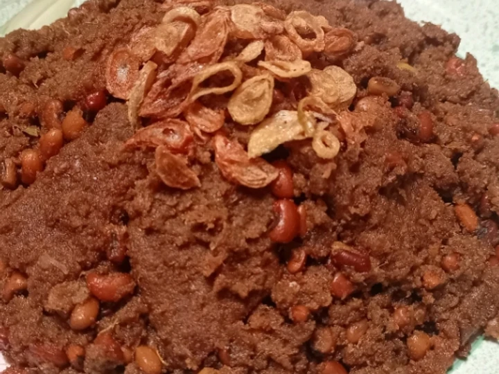 Langkah Gampang Membuat Resep 95. Daging Masak Tuha Dengan Kacang Tolo Ala Dapurku yang  Bikin Ketagihan Anti Ribet, Uenak Banget