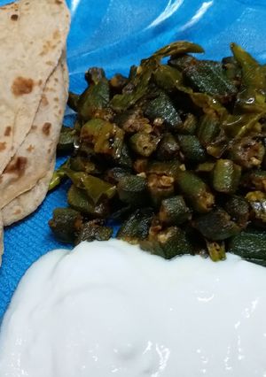 A picture of Okra Stir Fry.