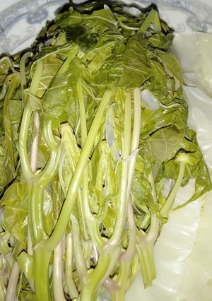 Foto resep Luntuh Daun singkong dan Kol