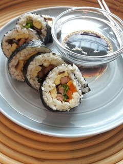 Foto resep Kimbap rame-rame yang serakah