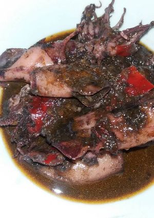 Foto resep Cumi masak hitam