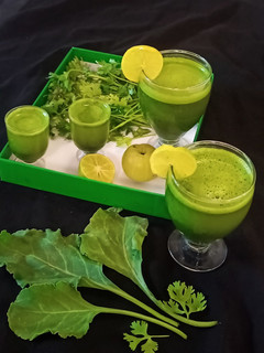 પાલક કોથમીર નું જ્યૂસ (Palak Kothmir Juice Recipe In Gujarati) રેસીપી મુખ્ય ફોટો