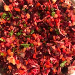 A picture of Russian Beetroot Salad.