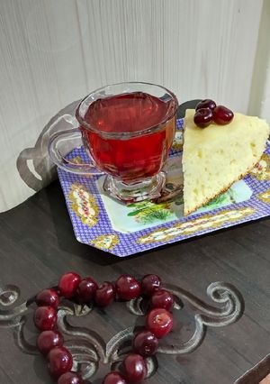 عکسی از دستور چای آلبالو