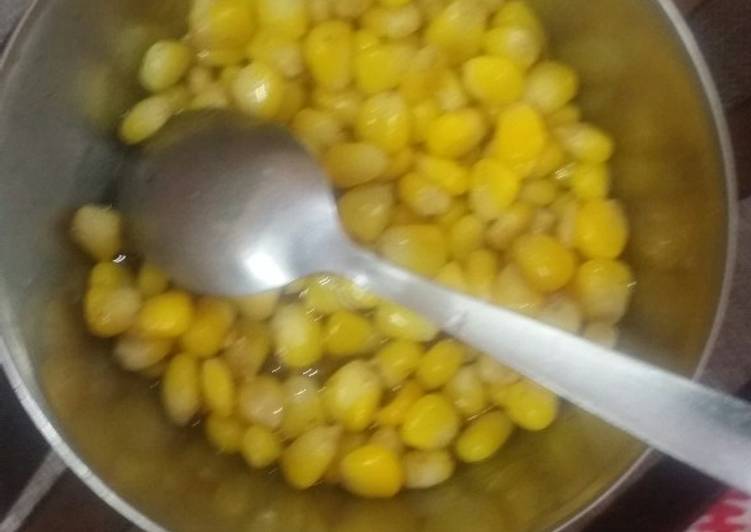 Recipe of Homemade Masala sweetcorn