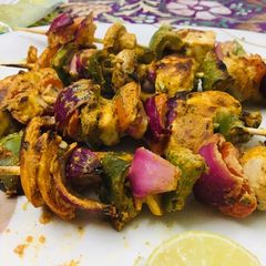 Paneer tikka A picture of Paneer tikka.