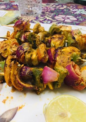 A picture of Paneer tikka.