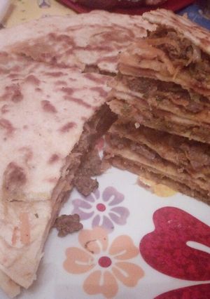 صورة لوصفة رغيف مورق بحشوة روعة