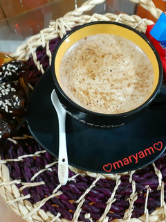 عکسی از دستور شیر قهوه☕