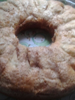 Una foto de Budín de manzana y jengibre