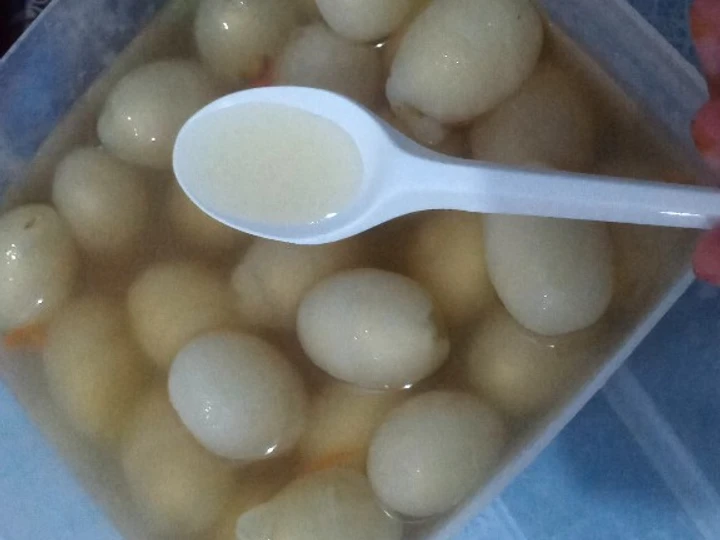 Easy Steps Make Recipes Asinan rambutan the Delicious Perfect.