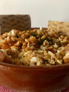 Una foto de Ensalada de lentejas y arroz