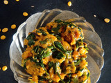 મેથીની લોટ વાળી ભાજી (Methi Besan Shak Recipe In Gujarati)